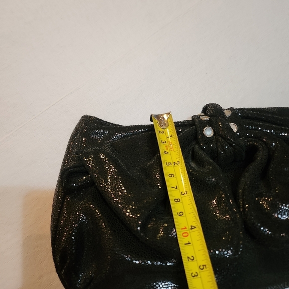 Judith Ripka Black BOW Clutch with Silver Accents EUC - Picture 9 of 14